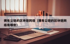 拥有公链的区块链网络(拥有公链的区块链网络有哪些)