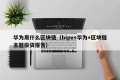 华为用什么区块链（bipv+华为+区块链主题投资报告）