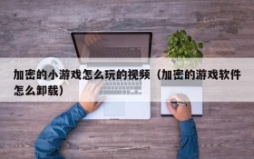 加密的小游戏怎么玩的视频(加密的游戏软件怎么卸载)