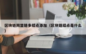 区块链同盟链多结点添加(区块链结点是什么)