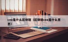 cnx是什么区块链(区块链cex是什么意思)