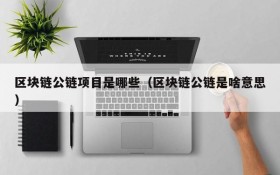 区块链公链项目是哪些(区块链公链是啥意思)