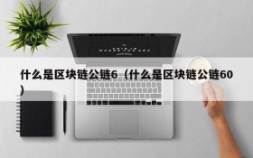 什么是区块链公链6(什么是区块链公链60)