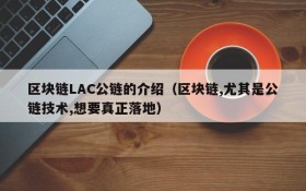 区块链LAC公链的介绍（区块链,尤其是公链技术,想要真正落地）