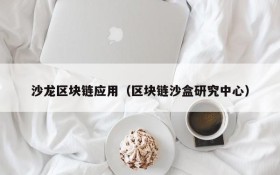 沙龙区块链应用(区块链沙盒研究中心)