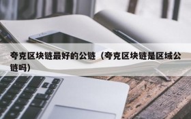 夸克区块链最好的公链（夸克区块链是区域公链吗）