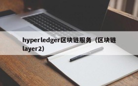 hyperledger区块链服务(区块链layer2)