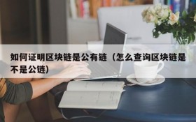 如何证明区块链是公有链(怎么查询区块链是不是公链)