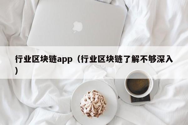 行业区块链app（行业区块链了解不够深入）