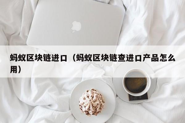 蚂蚁区块链进口（蚂蚁区块链查进口产品怎么用）