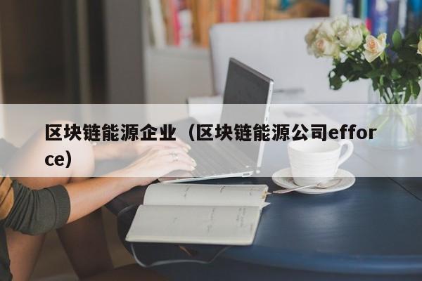 区块链能源企业（区块链能源公司efforce）