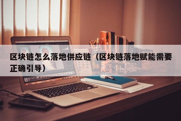 区块链怎么落地供应链（区块链落地赋能需要正确引导）