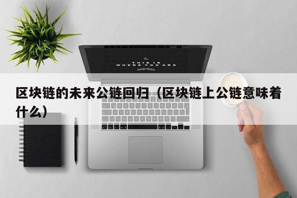 区块链的未来公链回归（区块链上公链意味着什么）