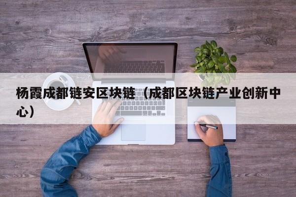 杨霞成都链安区块链（成都区块链产业创新中心）